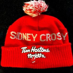 Tim Hortons Coffee Sidney Crosby Timbits Cap Kids Beanie Winter Hat Youths